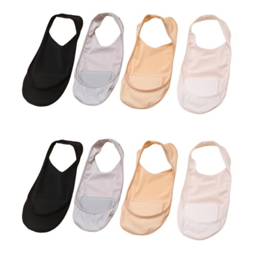 4 Pairs No Show Slingback Socks Ultra Low Cut Liner Socks With Sling No Show Half Socks For Heels