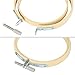 Pllieay 16 Pieces 3 Inch Embroidery Hoops Cross Stitch Hoop Ring for Christmas Ornaments Decoration and Art Craft Handy Sewing
