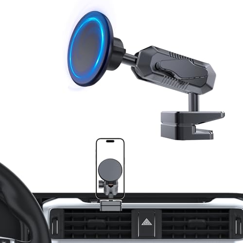 ZKJAYOE 5th Gen Toyota 4Runner Phone Mount Holder, Dash Metal Magnetic Phone Holder for 4Runner 2024 2023 2022 2021 2020-2010, Toyota 4Runner Accessories for iPhone and MagSafe Cases