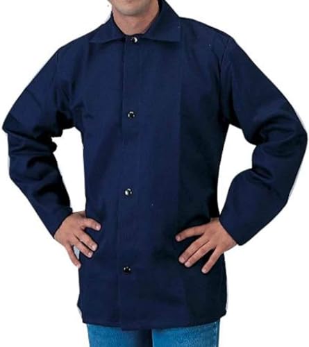 Tillman 6230B 9 oz FR Cotton Flame Retardant Jacket Navy Large