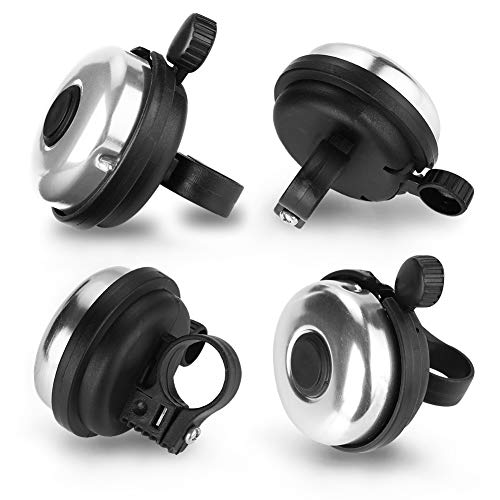 image for Accmor Classic Bike Bell, Aluminum Bicycle Bell, Loud Crisp Clear Soun