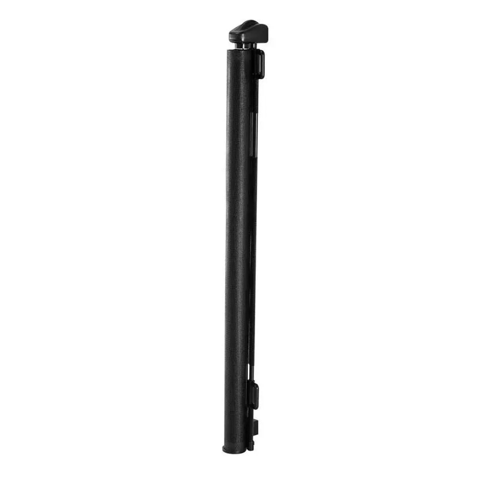 Cancelletto Estensibile Cancello retrattile | Allungabile Fino A 185 Cm (L)/795 Mm (A), Cancello Di Sicurezza In Rete for Scale E Corridoi, Uso Interno/Esterno, Nero