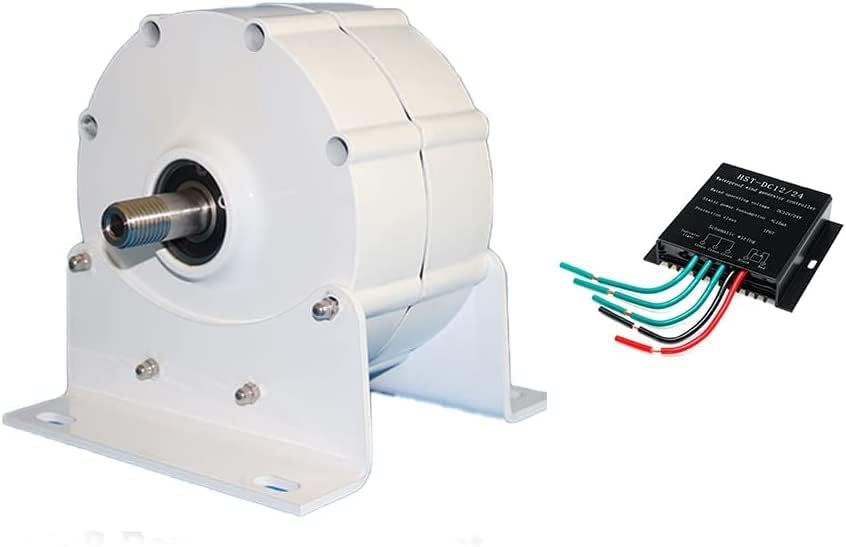 6000W 500 RPM Permanent Magnet Alternator with Controller Gearless Permanent Magnet Generator for DIY Horizontal Wind Turbine Generator,220V