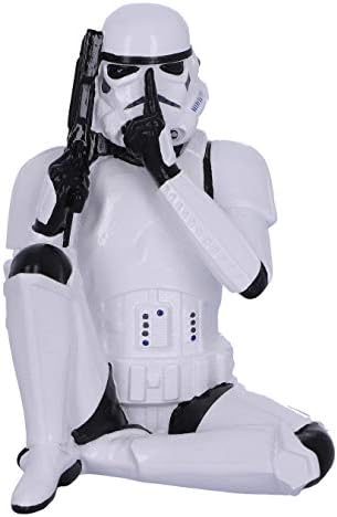Nemesis Now B4894P9 Original Stormtrooper Three Wise Sci-Fi Speak No Evil, Multicolour, 10cm