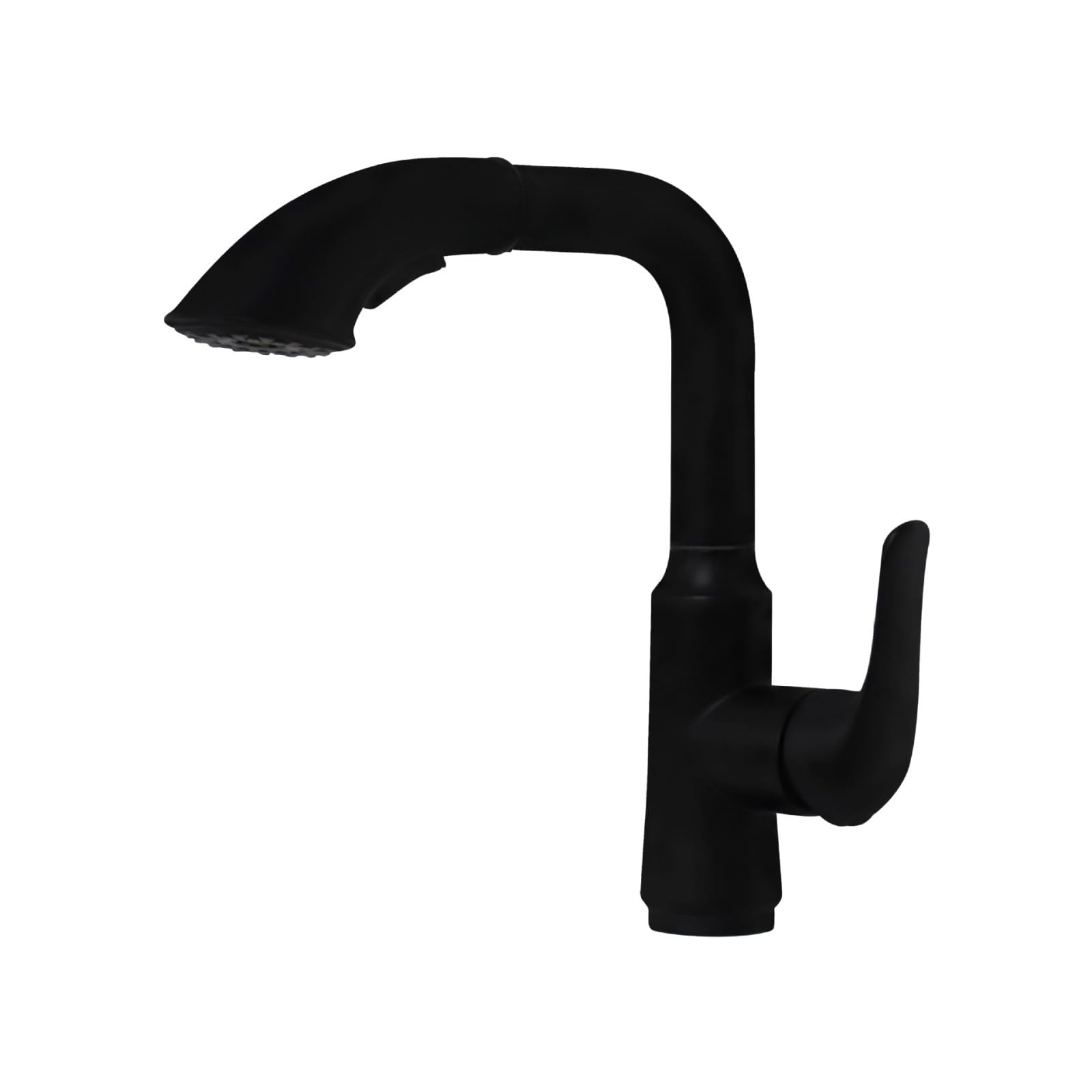 Fanjubei Black 304 Stainless Steel Hot And Cold Pull-Pull Basin Faucet,