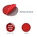 ramuel Compatible with Carbon Fiber Interior Engine Lgnition Start Stop Button Panel Trim Car Accessories for Jeep Grand Cherokee 2014 2015 2016 2017 2018 2019 2020 2021 1PCS Red