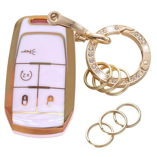Coque de protection pour clé RAM premium or rose, étui de clé robuste et élégant