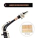 Glarry Student Alto Eb E-flat SAX Saxophone Gold Lacquer SAX Beginners Kit with Case, Reeds，Mouth Piece, Soft Cleaning Cloth and Rod，Gloves (Black)