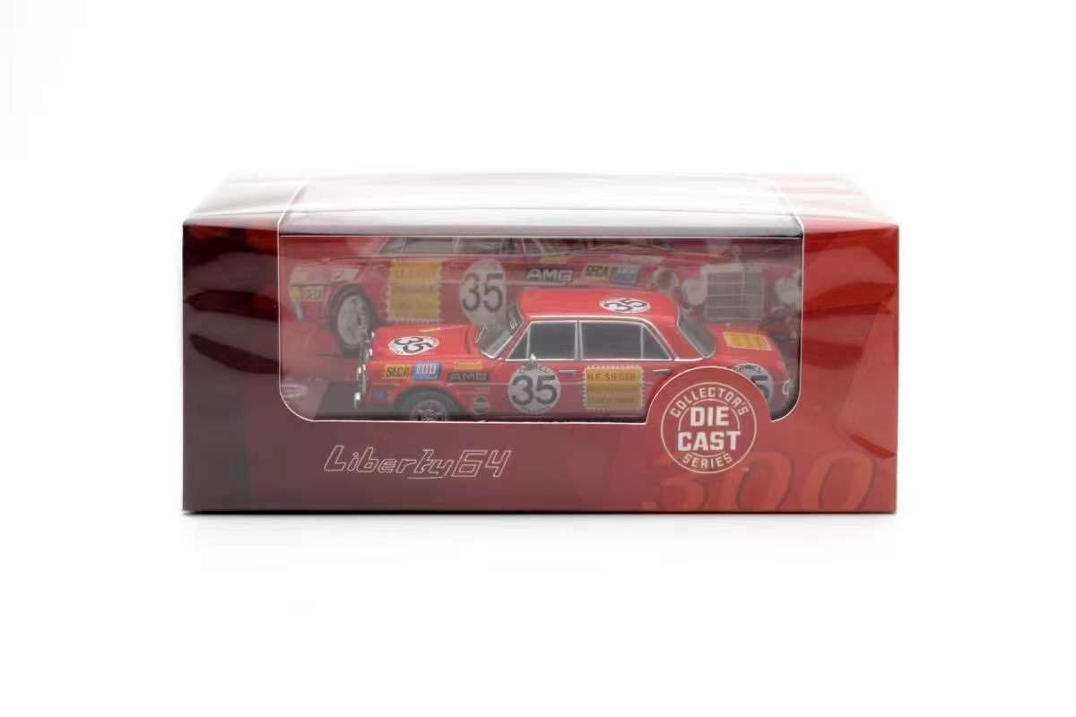 Amazon | 1/64 Liberty64 ベンツ Benz 300 SEL W109 Red Pig 35