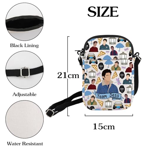 HOLLP Gilmore Inspired Gift Team Jess Crossbody Bag Jess Fans Gift2