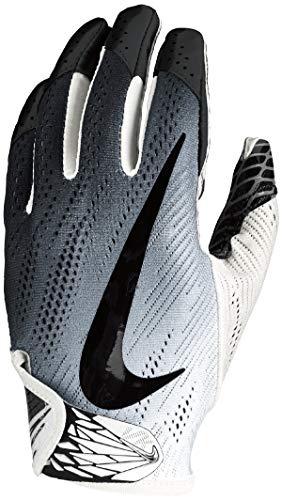 NIKE Football Glove - Vapor Knit 2.0 (Black/White/White, X-Large) NIKE Football Glove - Vapor Knit 2.0 (Black/White/White, X-Large)