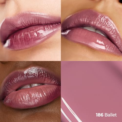 Image of Laka Fruity Glam Tint Mini | Glowing Korean Lip Tint with Hydrating Lightweight Texture | Buildable Color, Non-Sticky High Shine Gloss | K-Beauty Korean Makeup | #186 Ballet, 0.07oz