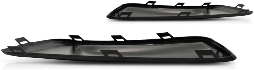KarParts360 For Chevy Malibu Fog Light Cover 2013 2014 2015 Driver and Passenger Side Pair/Set | Primed | GM1038141 + GM1039141 | 20768848 + 20768847