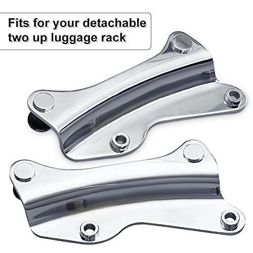 Waterwich 4 Point Docking Hardware Kit Compatible With Harley Davidson Street Electra Glide Road King Glide 2014 2015 2016 2017 2018 2019 2020 2021(Chrome) #TOP5