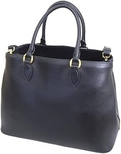 プラダブラック トートバッグ PRADA プラダ 2WAYトートバッグ レザー ブラック ゴールド金具 1BA579