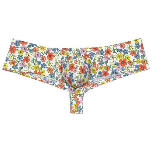 OROCOJUCO Pack of Men's Mini Cheek Underwear Contour Pouch Brazilian Bikini Underpants Skimpy Boxers Swim Trunks3