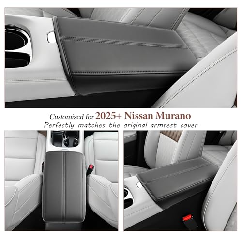 SKTU for 2025 2026 Nissan Murano Armrest Cover for 2025 2026 Nissan Murano (SV/SL/Platinum) Center Console Cover Nissan Murano 2025 2026 Accessories 2025 2026 Murano Center Console Cushion Durable by SKTU - Used condition - Image 2