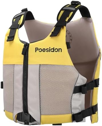 Poseidon Adjustable Water Safety Life Jacket - Classic Unisex Des...