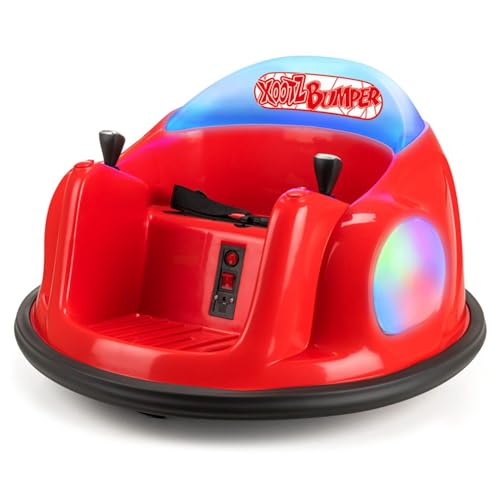 Xootz Kids Electric Bumper Car, Red