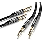 Transfiera su música preferida desde su smartphone a sus auriculares, su altavoz portátil o la radio de su coche; compatible con cualquier dispositivo con puerto jack de 3,5 mm o entrada AUX.
