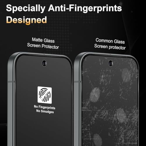 Image of WonRia Pack 1- Matte Screen Guard Protector for Tecno Pova 8 Pro 5G Matte Tempered Glass Edge to Edge [Anti-FingerPrint | Anti-Glare | Shinning Border] - (Made of Glass)