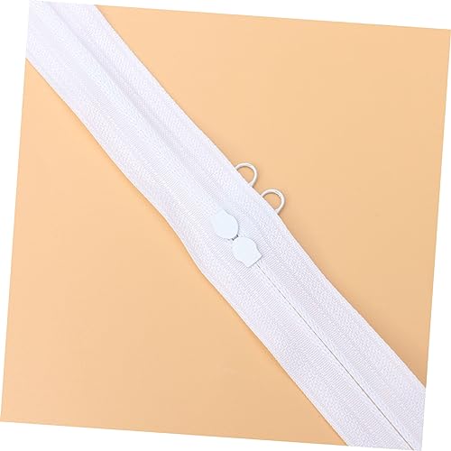 VILLCASE 10Pcs Zíperes De Tenda De Costura Faça Você Mesmo Zíper De Colcha De 2 Puxadores Zíper De C