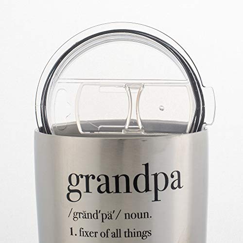 Elanze Designs Grandpa Family Definition Jumbo 30 Ounce Stainless Steel Travel Mug With Lid #TOP2