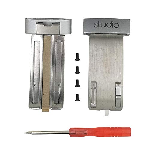 Studio 2.0 Hinges Replacement Metal Folding Hinge Repair Fix Parts Kit Compatible with Beats Studio 2.0 Wired/Wireless Over-Ear Headphones (Silver)