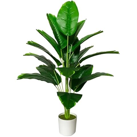 AIVORIUY Artificial Areca Palm Plant for Home Decor Cover