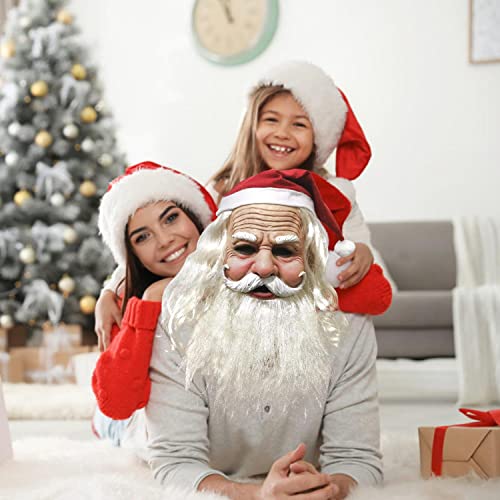 Avó Natal Chapelaria Natal Decoração Feriado Macio Látex Adulto Chapelaria Presentes de Natal Festa