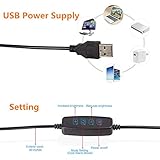 Tencro Webcam Light Stand for Live Stream/Makeup, LED Camera Selfie Ring Light [3-Mode, 10-Level] with Webcam Mount & Phone Holder for iPhone, Android, Logitech C925e, C922, C930, C920, C615, Etc. - Image 5