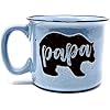 Papa Bear 15oz Coffee Mug for Dad, Father, Grandpa, Husband - Unique Fun Gifts for Men, Grandads, Grandfather, Grandad, Pop Gifts from Grandkids for Fathers Day, Christmas, Birthday Presents