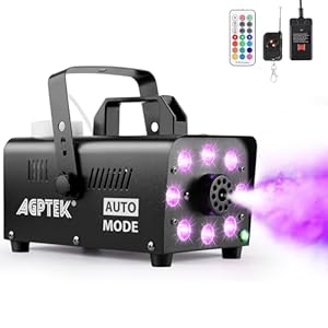 AGPTEK EH536 Fog Machine with LED Lights