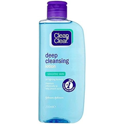 Clean & Clear Deep Cleansing Lotion - Sensitive (200ml) - Pack of 6 Cover