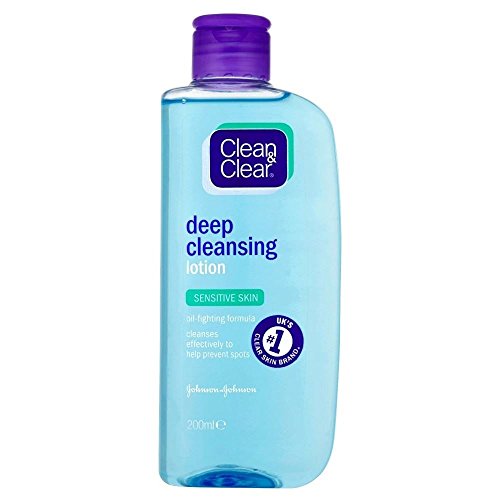 Lotion Clean & Clear nettoyage profond doux soin visage acné et peau sensible duo