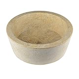 Divero Naturstein Aufsatz-Waschbecken Marmor - 4