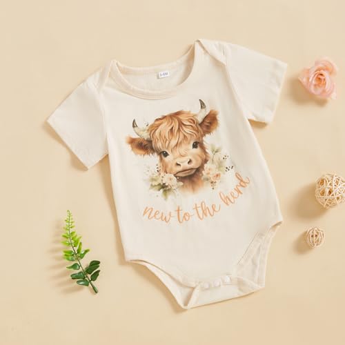 FIOMVA Western Baby Girl Clothes Newborn Cowgirl Boots Bow Bodysuit Infant Cute Romper Toddler Summer Top T Shirt Clothes2