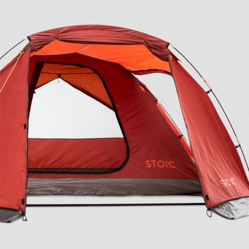 Dome Tent + Vestibule: 4-Person 3-Season, Tigerlily/Red Ochre, One Size - Thumbnail 7