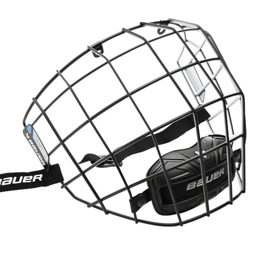 Bauer Hockey II Face Mask Cage (Oreo (Black Outside/White Inside), Large)