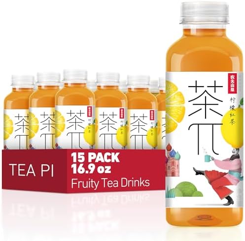 Tea PI Lemon Black Iced Fruit Tea, 16.9 Fl Oz (15 Pack)