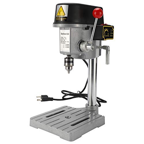 HYDDNice 3 Speed Mini Drill Press Bench Small Benchtop Drill Press Mini Portable Drill Press