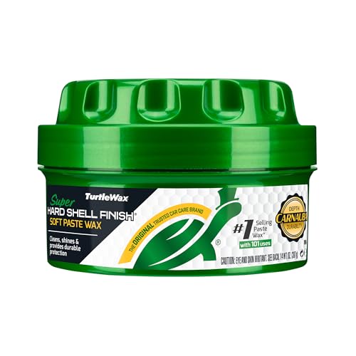 Turtle Wax T-223 Super Hard Shell Paste Wax - 9.5 Fl Oz.