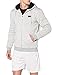 Price comparison product image Quiksilver Keller - Hooded Zip-up Sherpa Fleece for Men Hooded Zip-up Sherpa Fleece - Light Grey Heather, X-Large