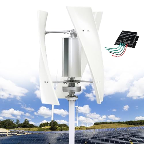 Turbina eolica, generatore Verticale Silenzioso da 12000 W, generatore di energia a levitazione Magnetica, Kit di energia eolica, con Controller MPPT per l'energia Domestica