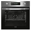 Candy FIDCP X625 L, Horno Multifunción, 70L, Bandeja y Rejilla, Limpieza Aquactiva, Convección + Ventilador radial, 8 Funciones, Display Timer Touch, Mandos Push&Pull, Puerta 2 Cristales, Inox y Negro