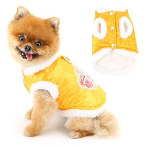 Disfraz chino brocado para perros pequeños, talla XL