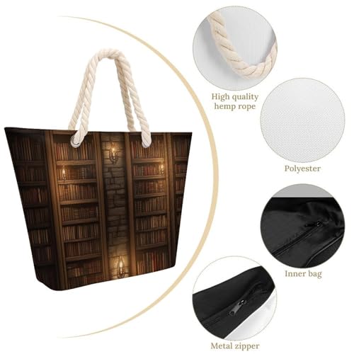 Womens Waterproof Tote Bag Portable Beach Handbag with Inner Pocket Grocery Shoulder Bag for Vacation Travel3