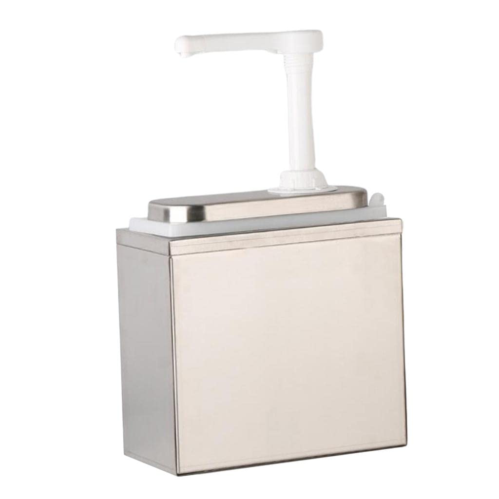 Dispenser per Pompa per 1L/2L Contenitore per Ketchup per Aceto di Olio per Ristorante, 1L B