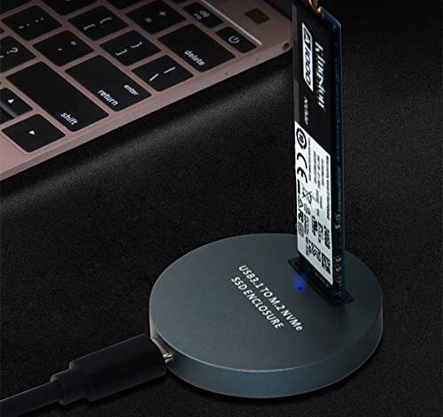 Caja externa para SSD M.2 NVME PCIe a USB 3.1 Tipo C miniatura 6