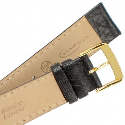 Speidel Sport Calf (20mm Regular, Black, 870730)